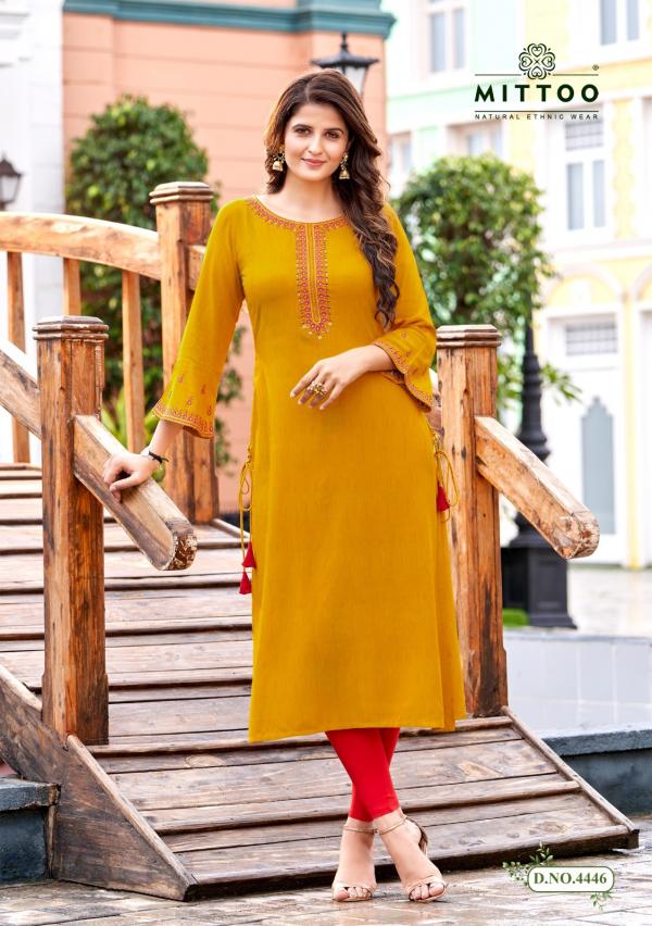 Mittoo Mayurika Vol 8 Rayon Designer Long Kurti Collection